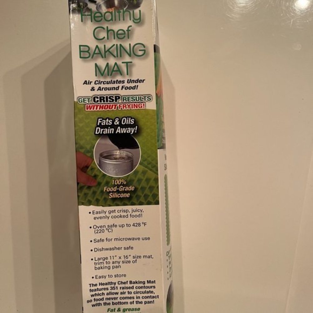 As Seen on tv - Baking Mat - Non-stick‎ Silicone Making Mat -Healthy Chef- Green - Picture 4 of 5